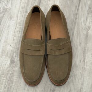 John Lobb Brown Suede Loafers Size 12 US